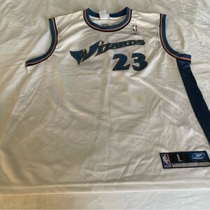 Vintage Reebok NBA Washington Wizards Michael Jordan #23‎ Jersey Size L 2001-03